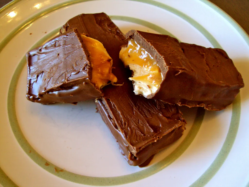 Homemade Snickers Bars
