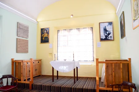 Interior of the Newark Odinist Temple