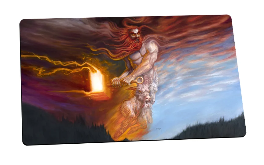 Elemental Thor (Playmat/Deskmat with stitched edges)