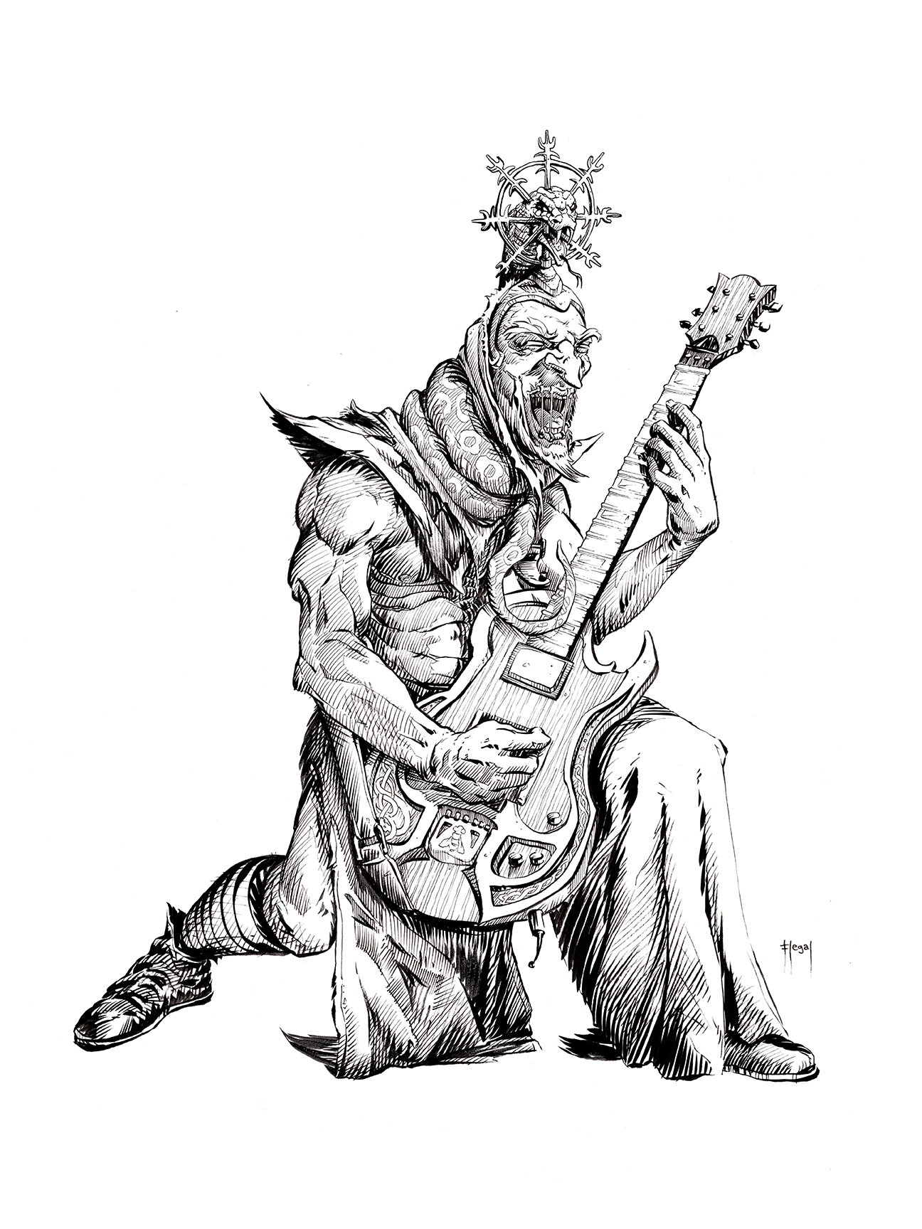 VGoM - Loki (Original Ink Drawing)