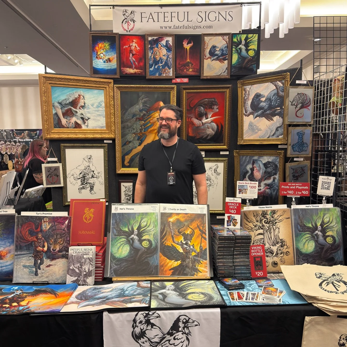 At the #fullmoontattooandhorrorfestival this weekend!