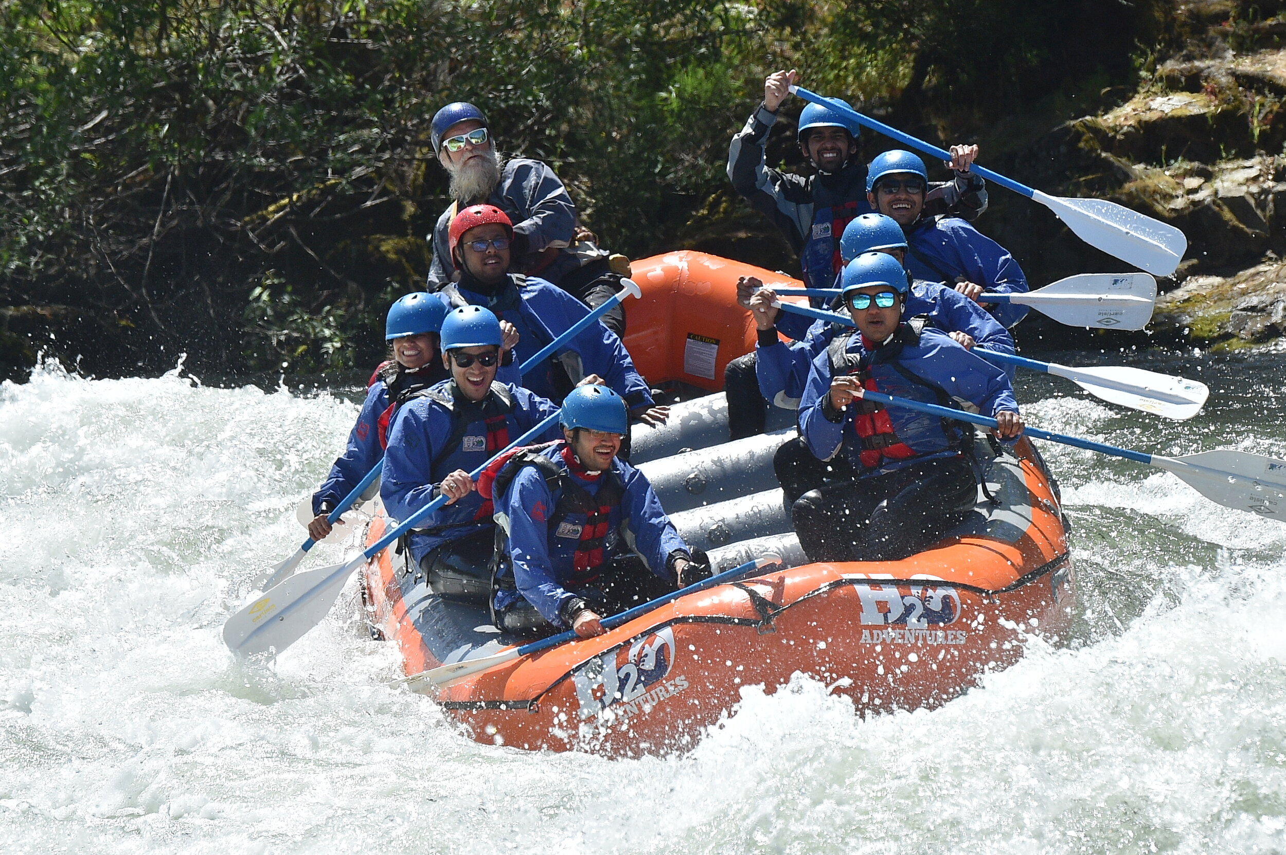 Top Rated White Water Rafting American River Trips | H2O Adventures