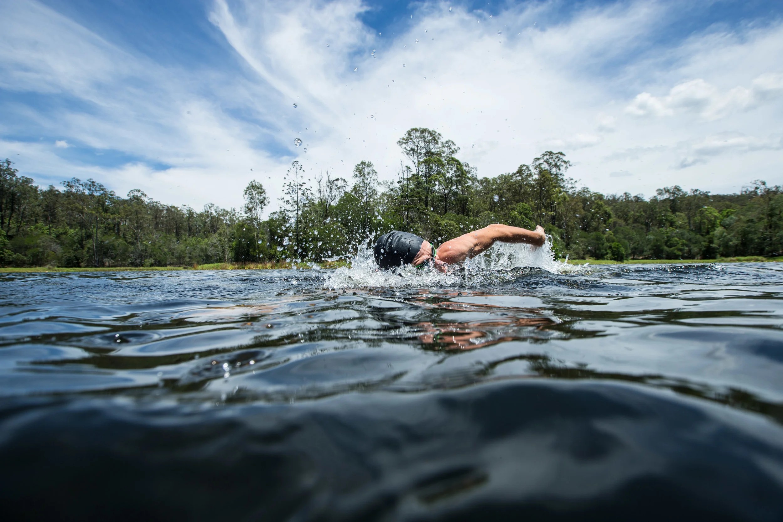 Lake swim - Brisbane