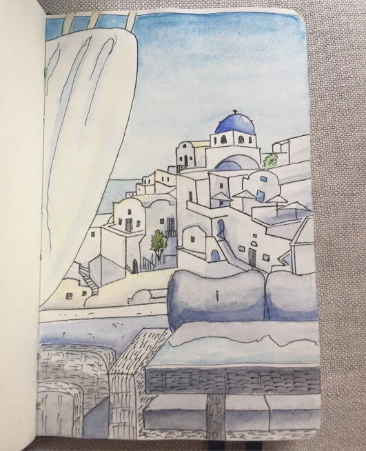 View of Santorini