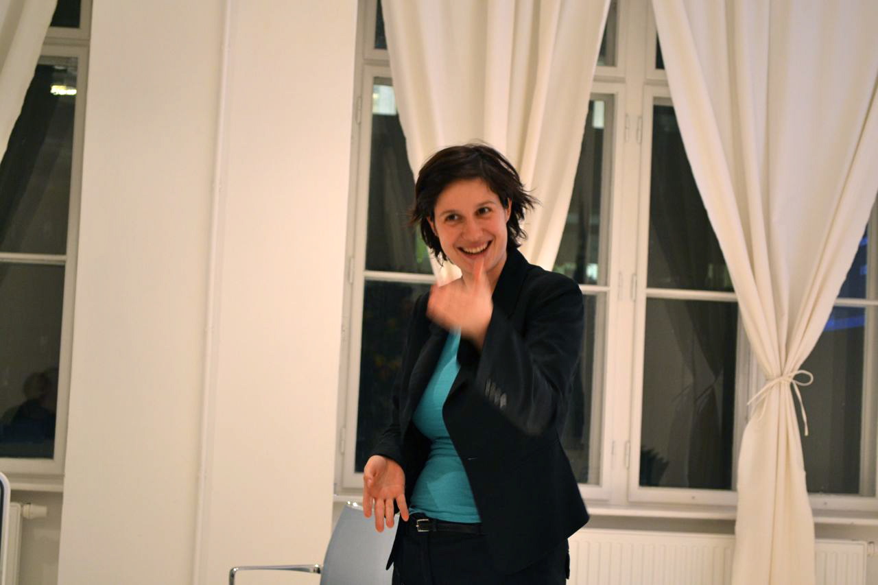 Marie Ringler of Ashoka at The Hub Vienna.