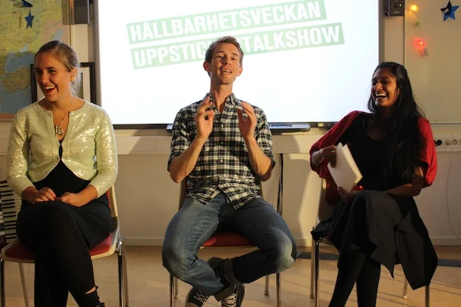 Uppstickartalkshow Tullinge gymnasium