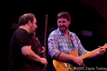  With Tao Rodriguez-Seeger at World Cafe Live. 2011 