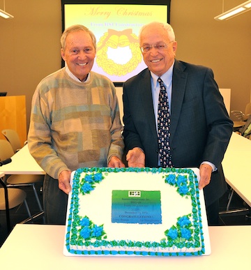 Pictured from Left: Lorry Bannes and Joe Shaughnessy founded BSI Constructors in December 1972