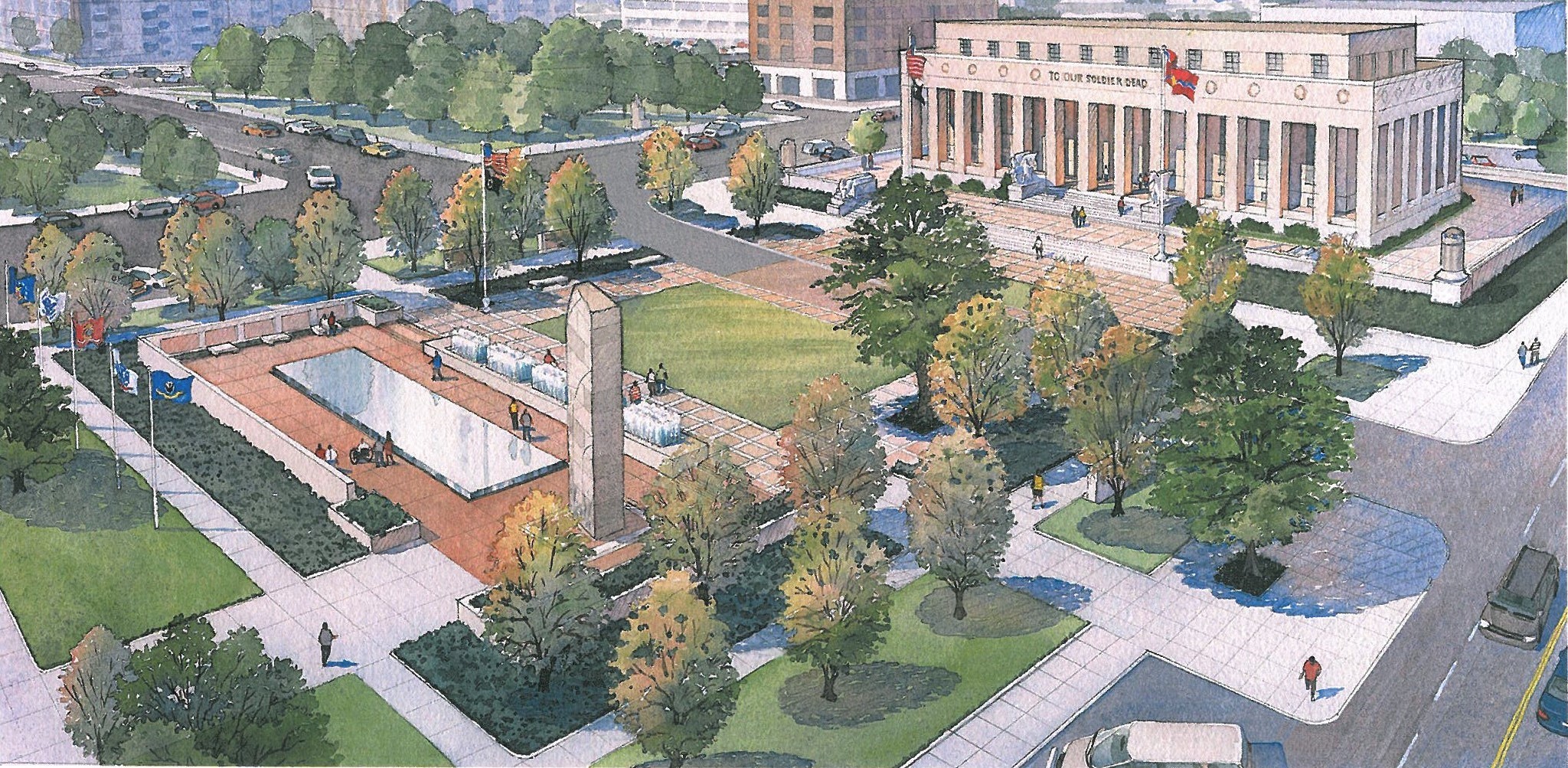 Rendering by Laura Linn .