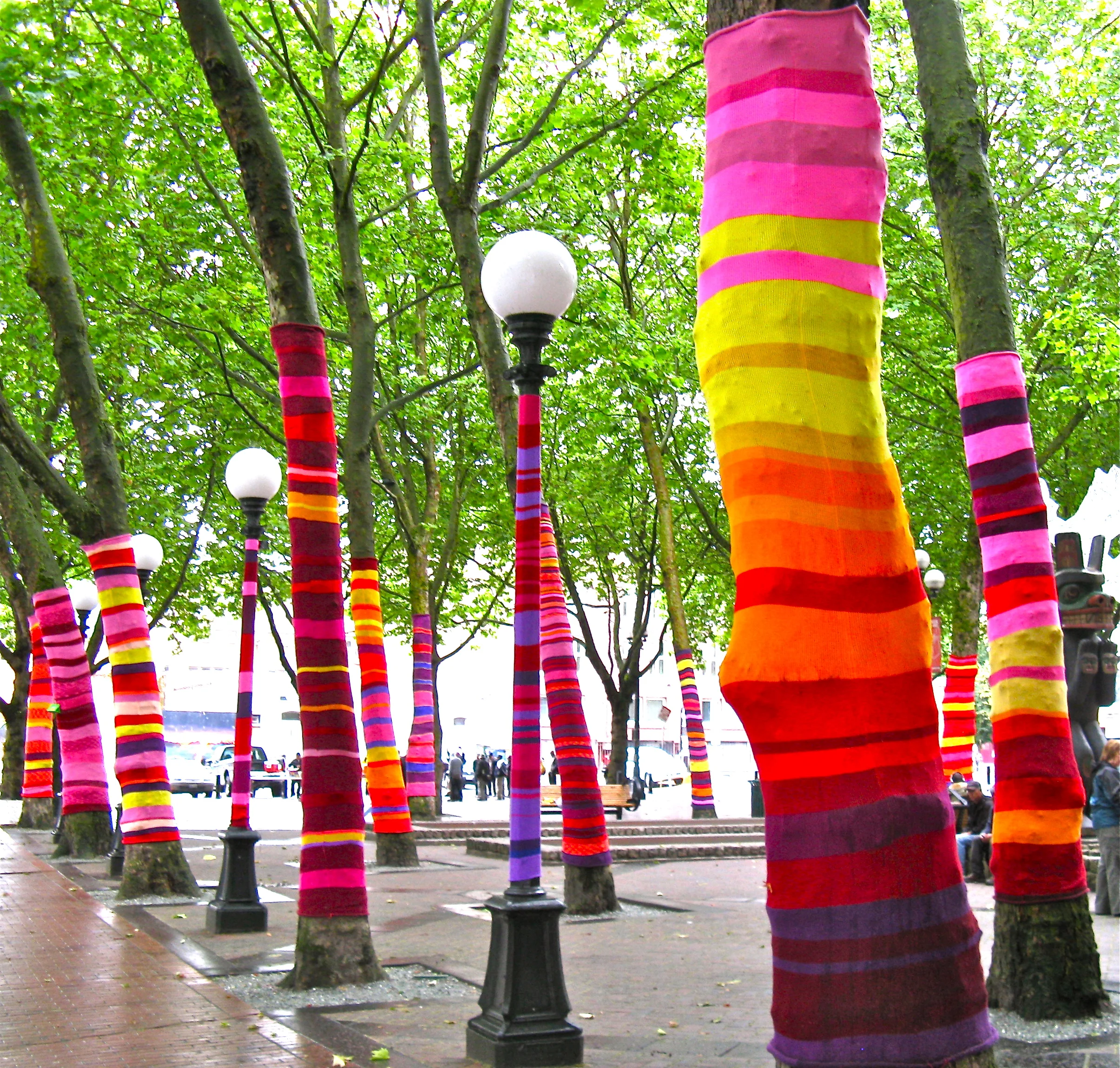 Yarn Bombing - Häkeln, Stricken