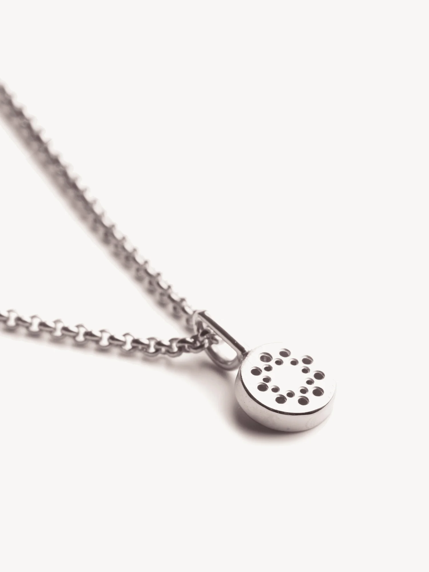 Lochwerk Petit Anhänger in Silber/Gold