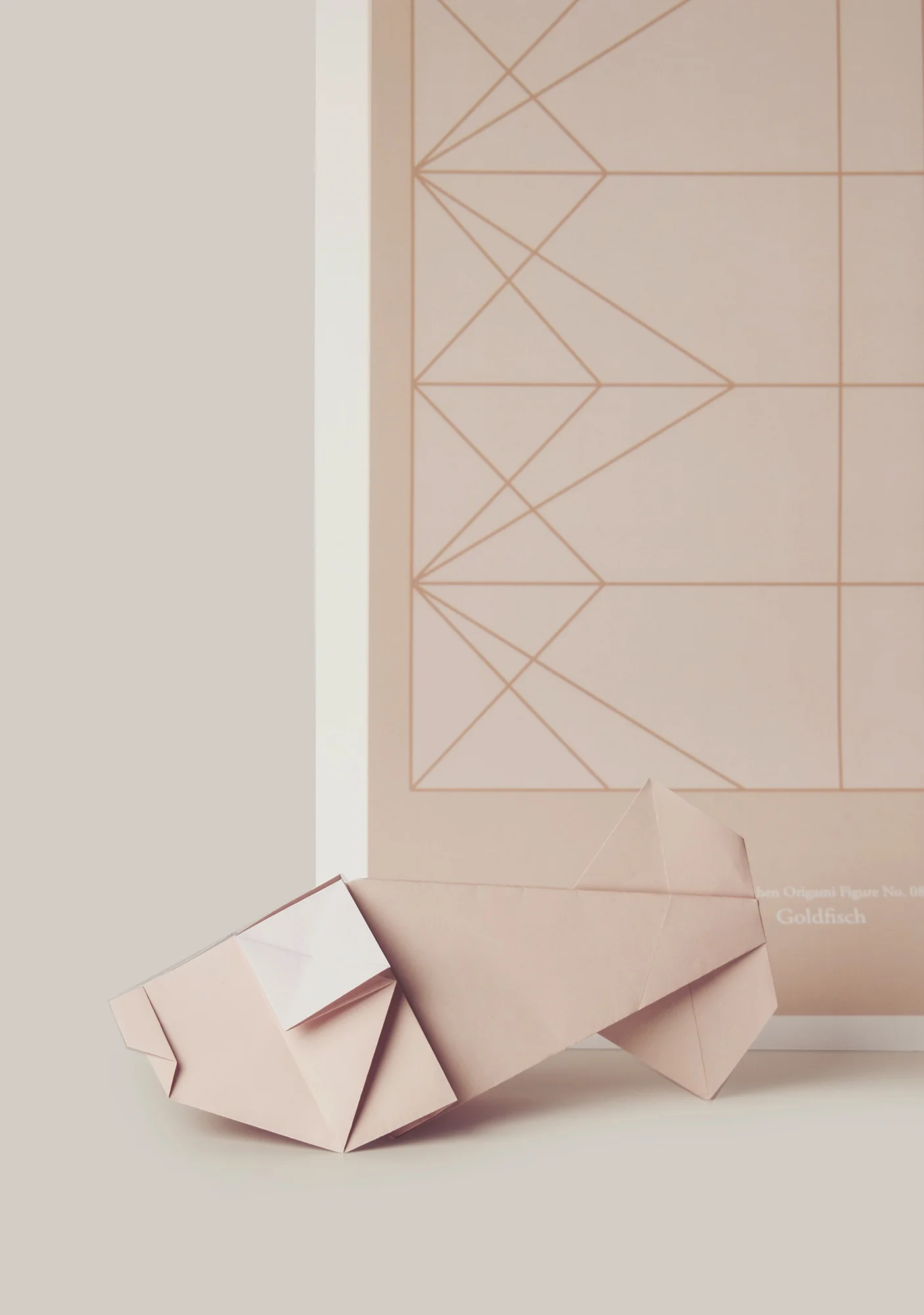 Origami Print Goldfisch