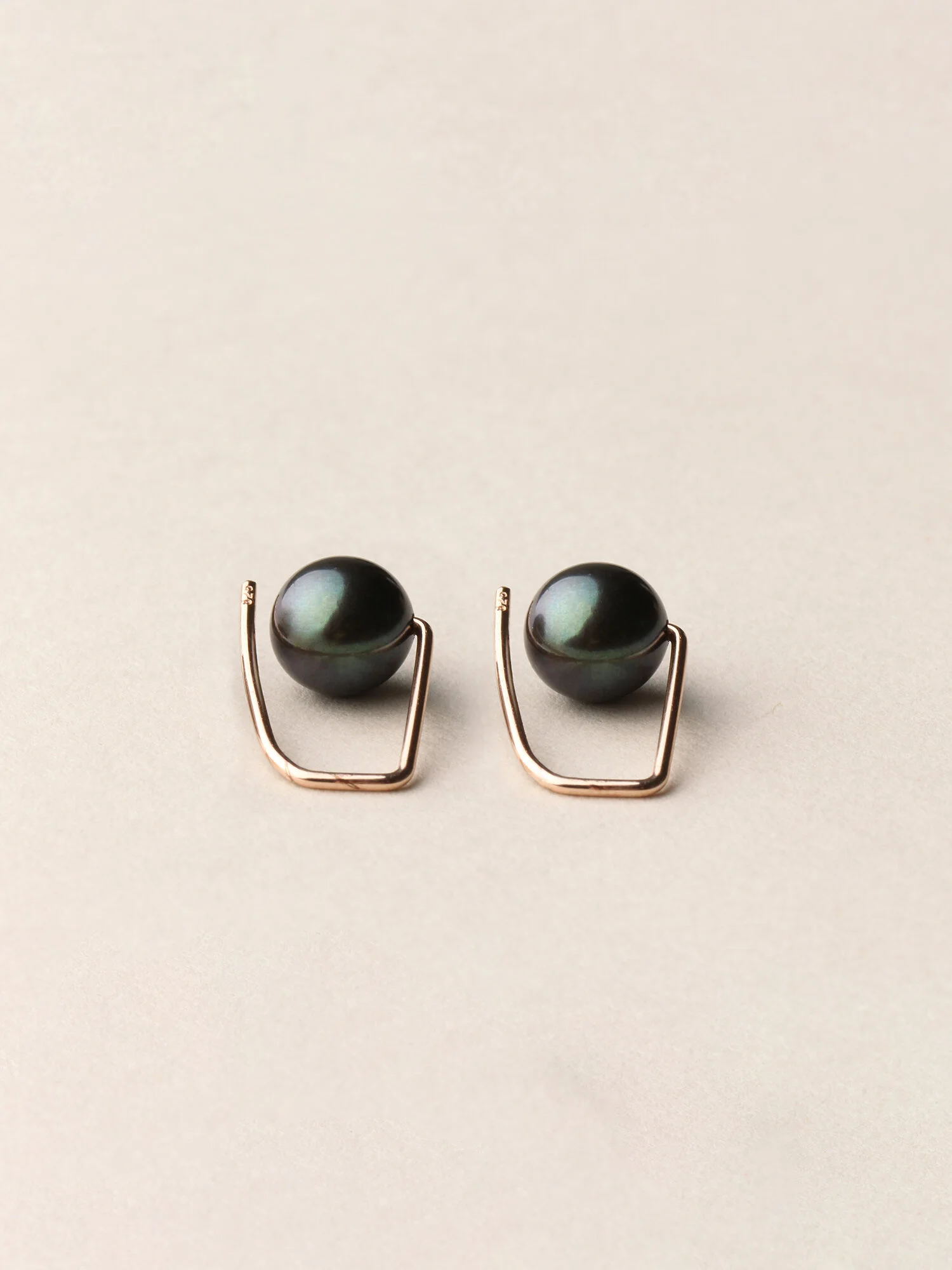 Perlen Creole mit 1 Perle