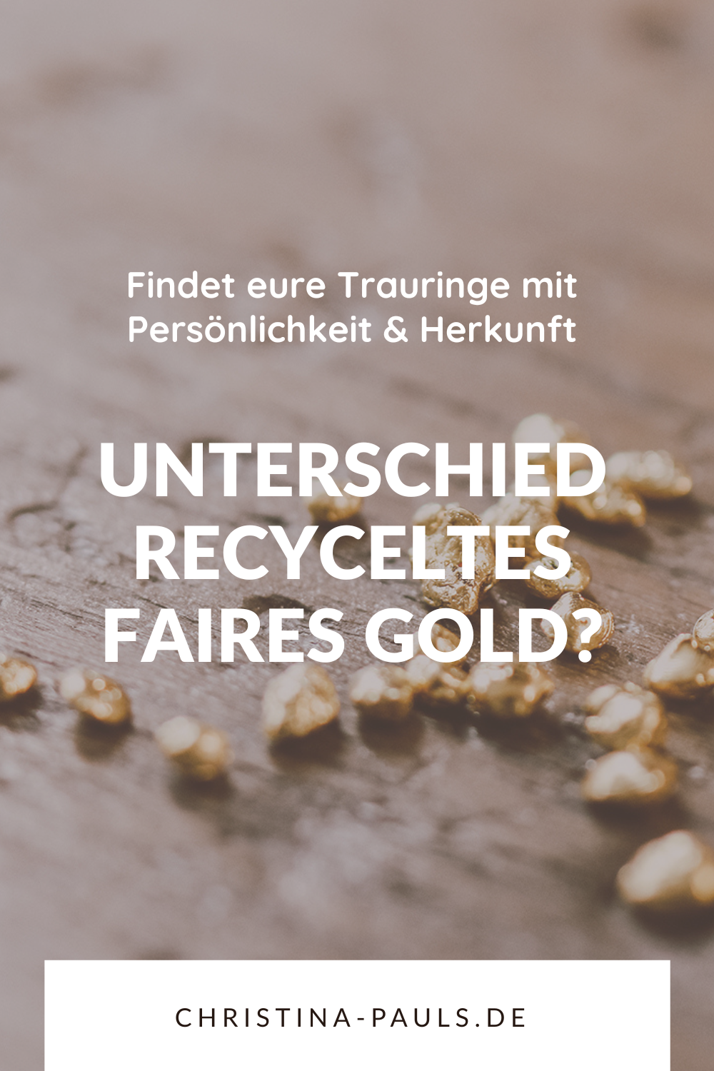 Was ist der Unterschied zwischen recyceltem und fairem Gold?