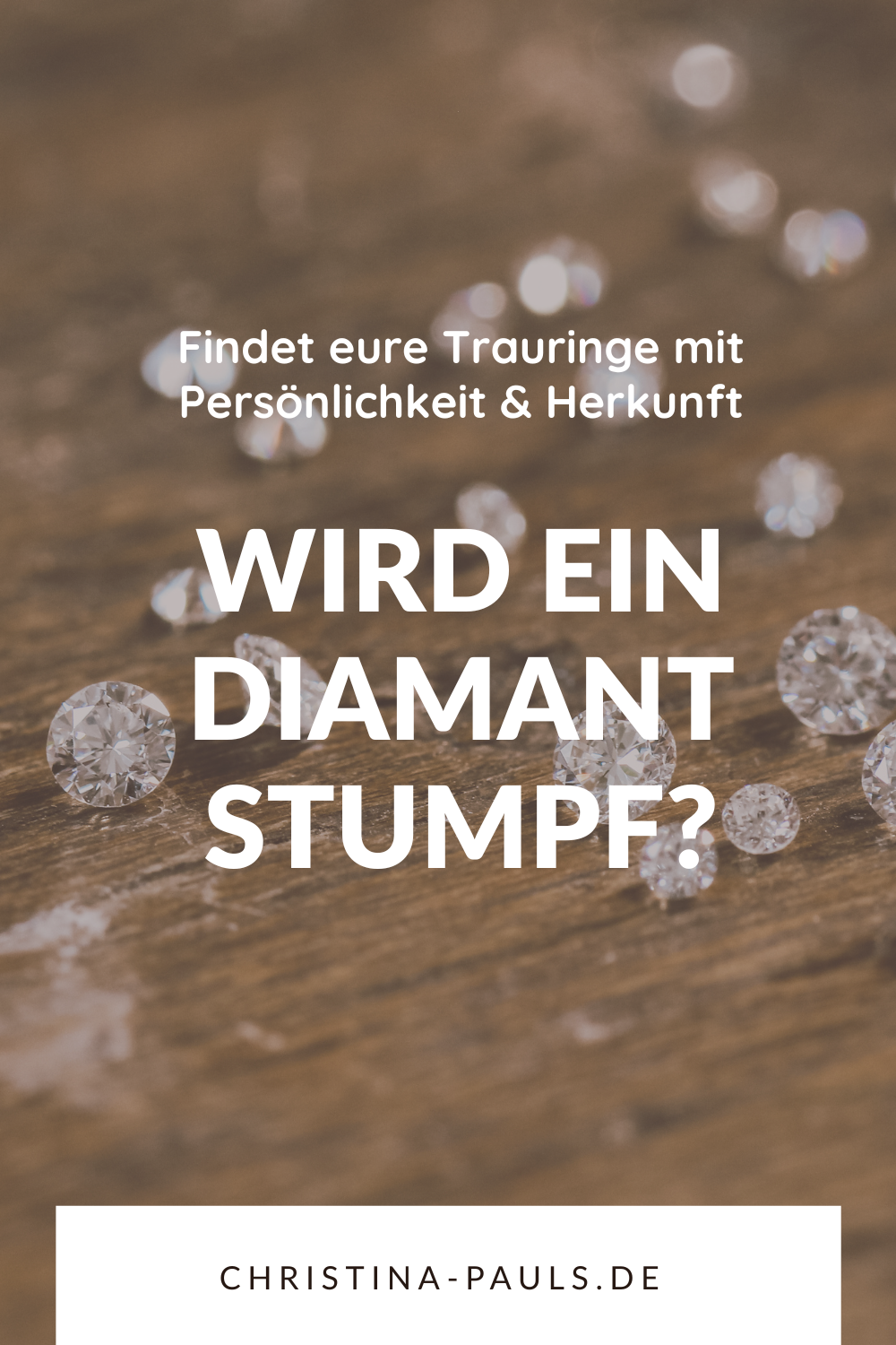 Wird ein Diamant stumpf?