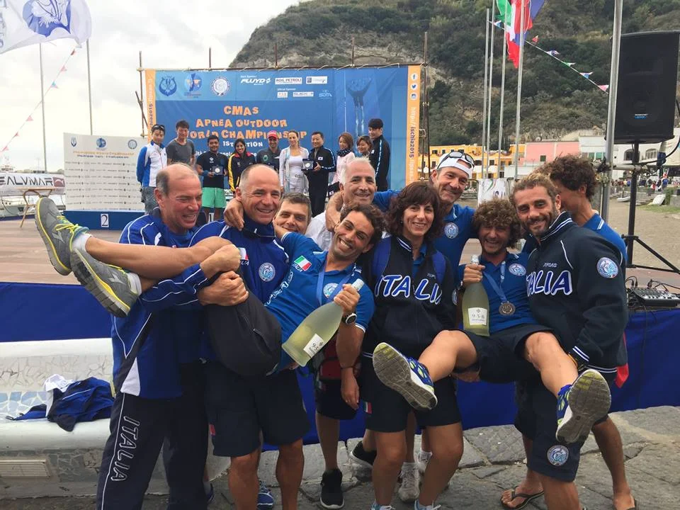 Campionati mondiali CMAS di immersione in apnea outdoor: Gara CWT BP M/F