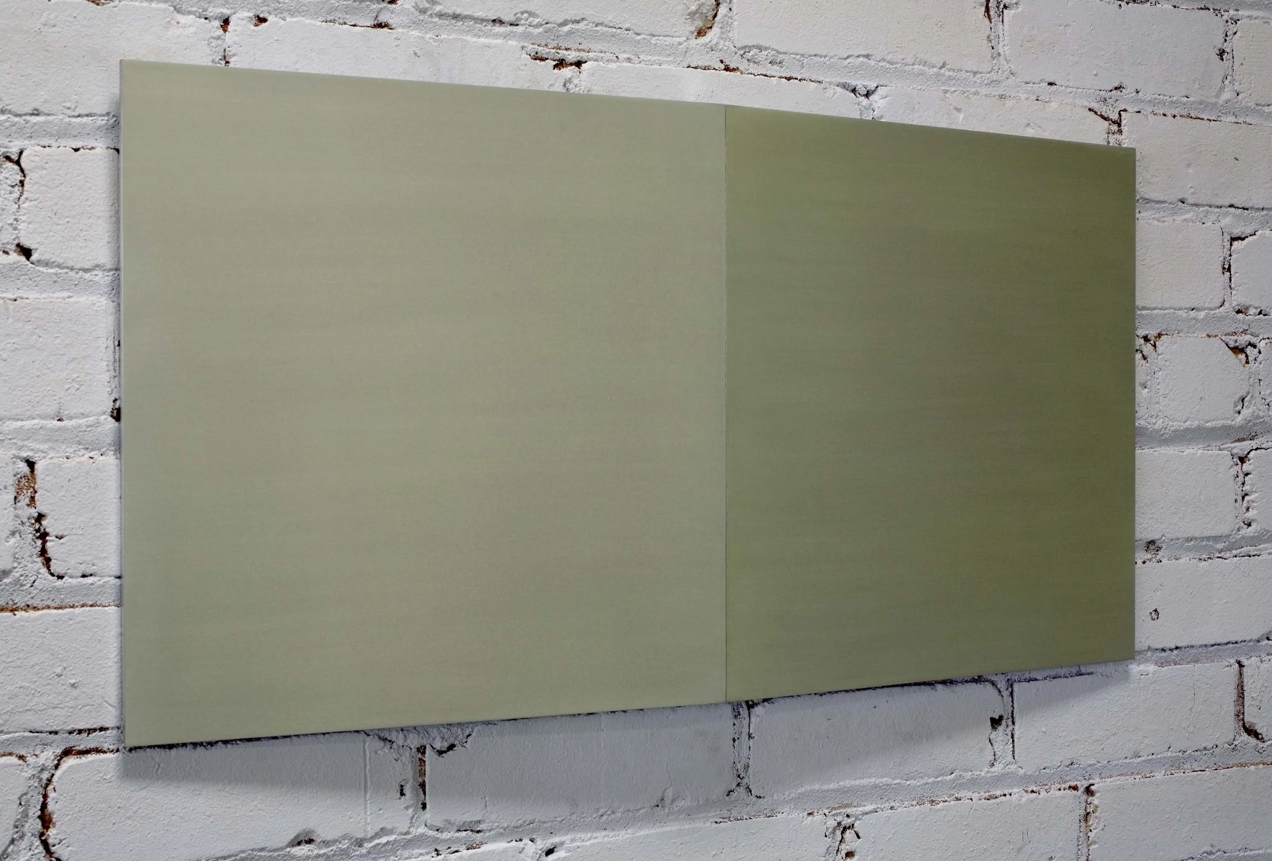 2008-6 , 2008 acrylic polyurethane on aluminum panel 29 x 14 x 1 inches