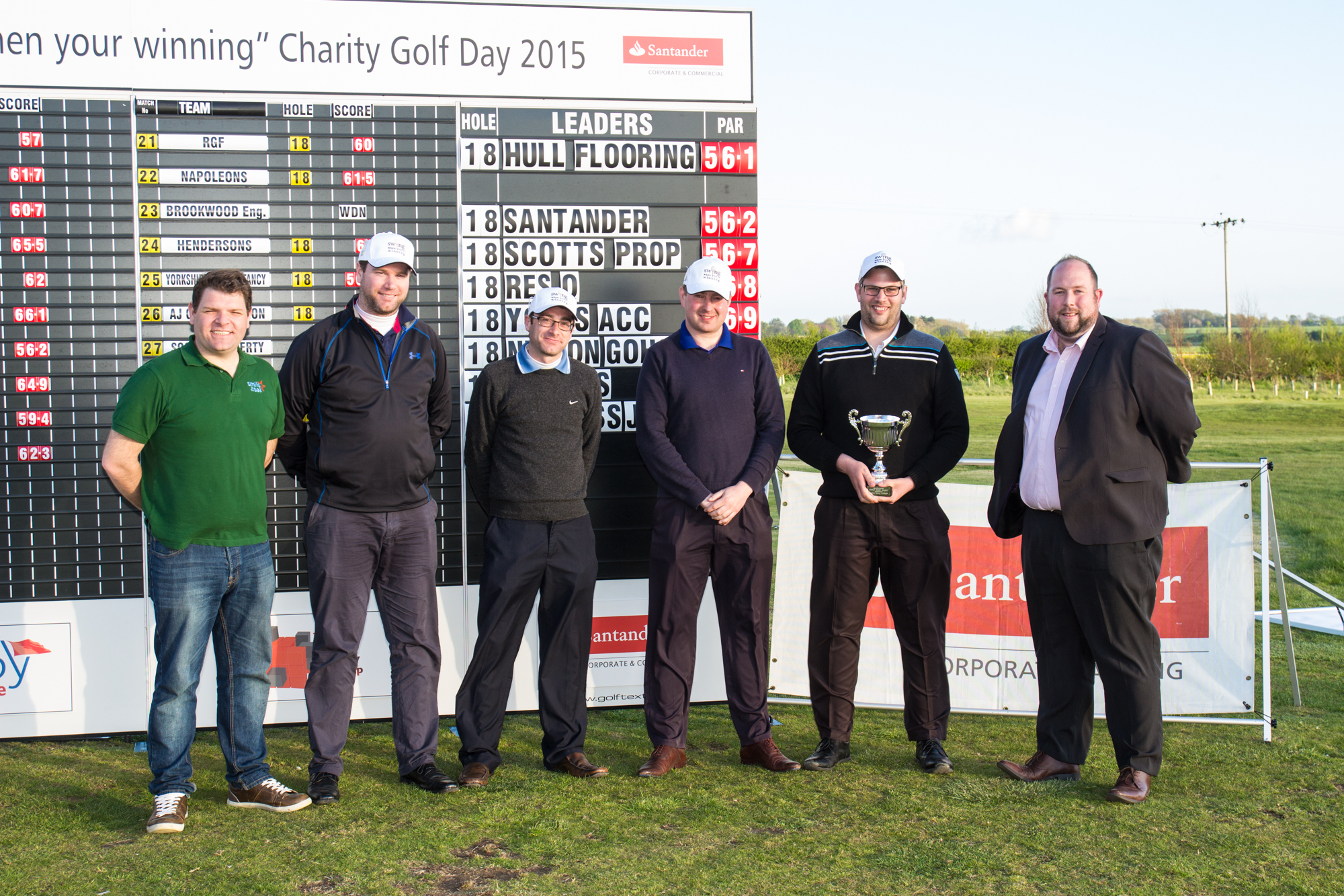 Smile Foundation Golf Day with Santander 2015