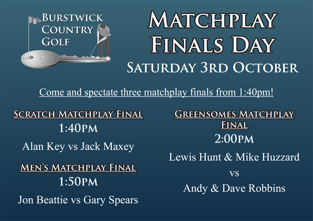 Matchplay Finals Day at Burstwick