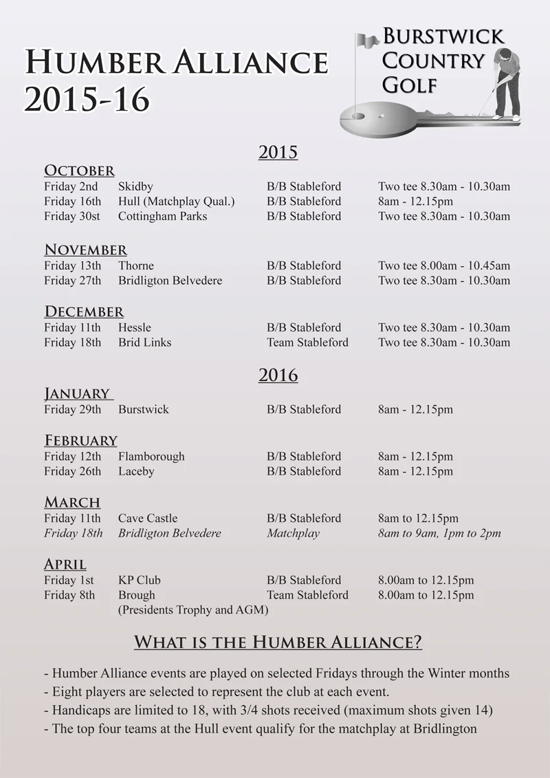 Humber Alliance 2015-16