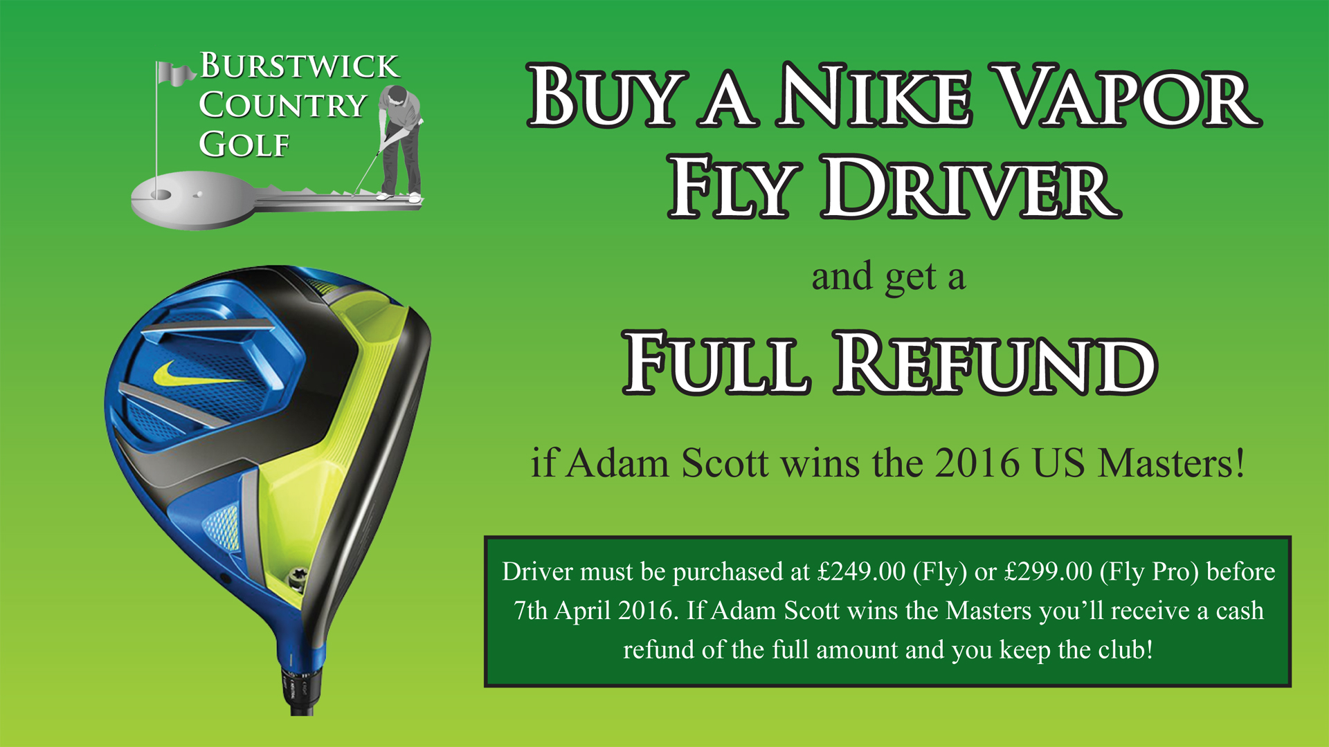 Nike Vapor Fly Driver