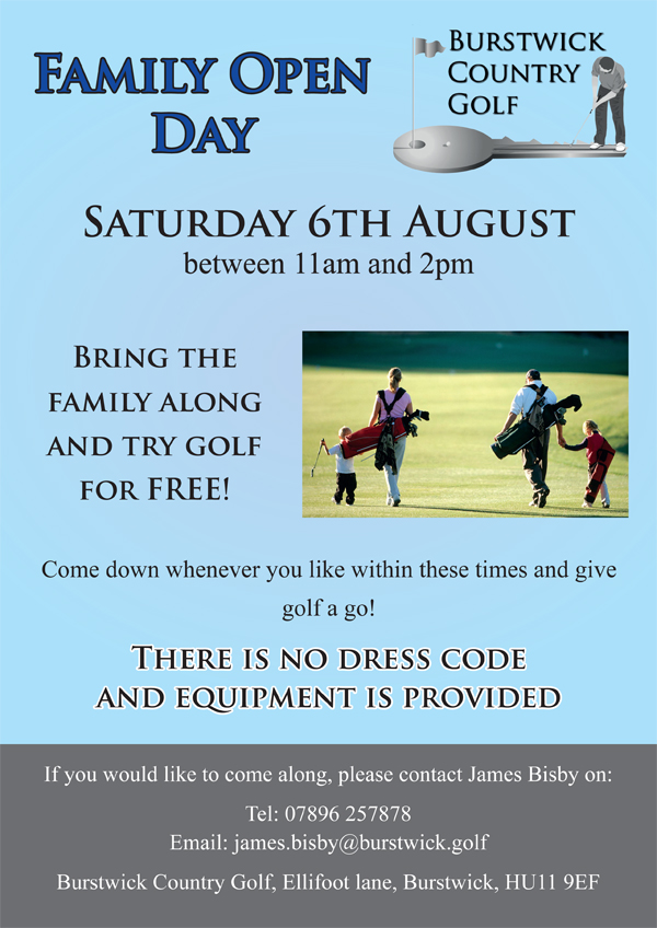 Golf Family Open Day