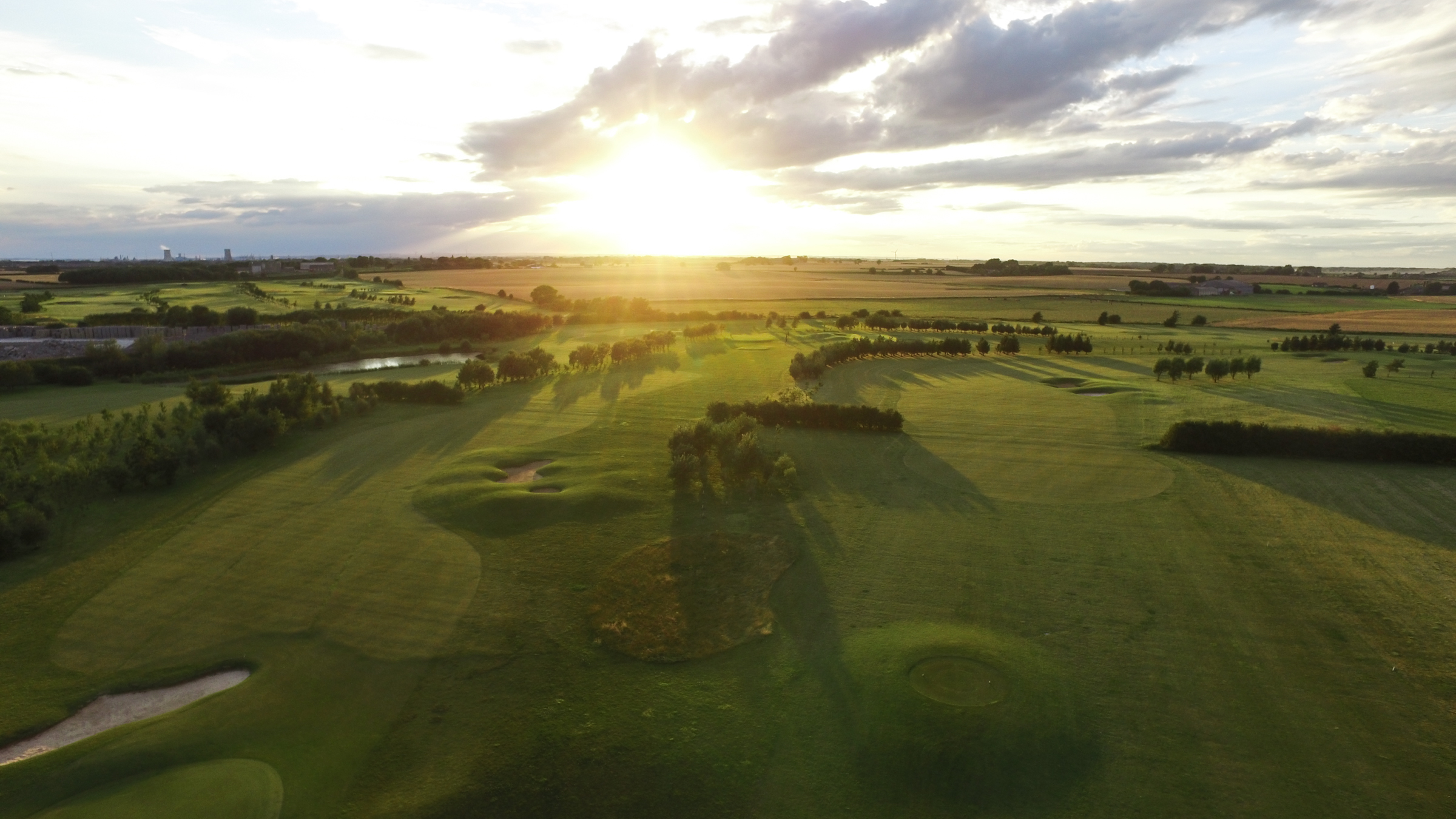 Drone flight over the course with Humber High Cams Ltd