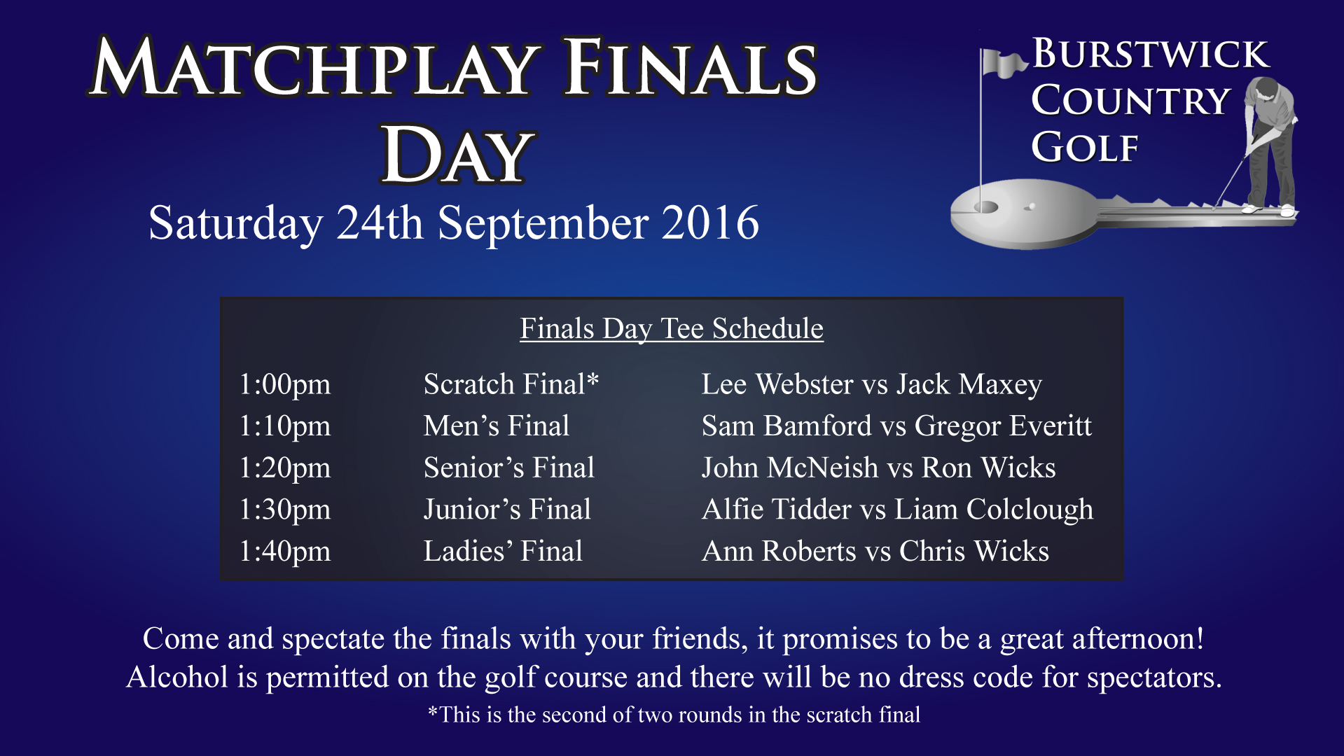Matchplay Finals Day