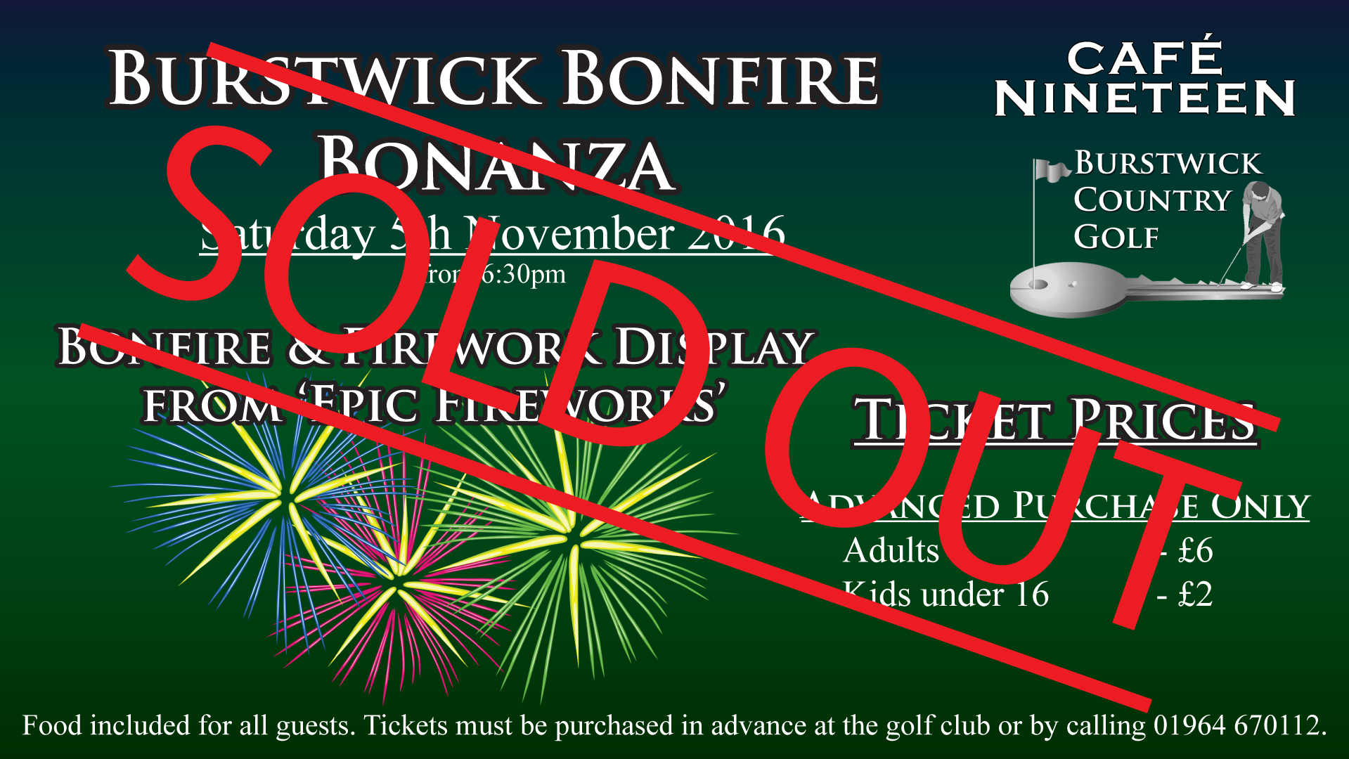 Bonfire Night and Fireworks Display near Hull