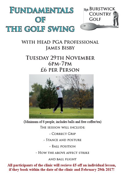 Swing Fundamentals with PGA Professional James Bisby