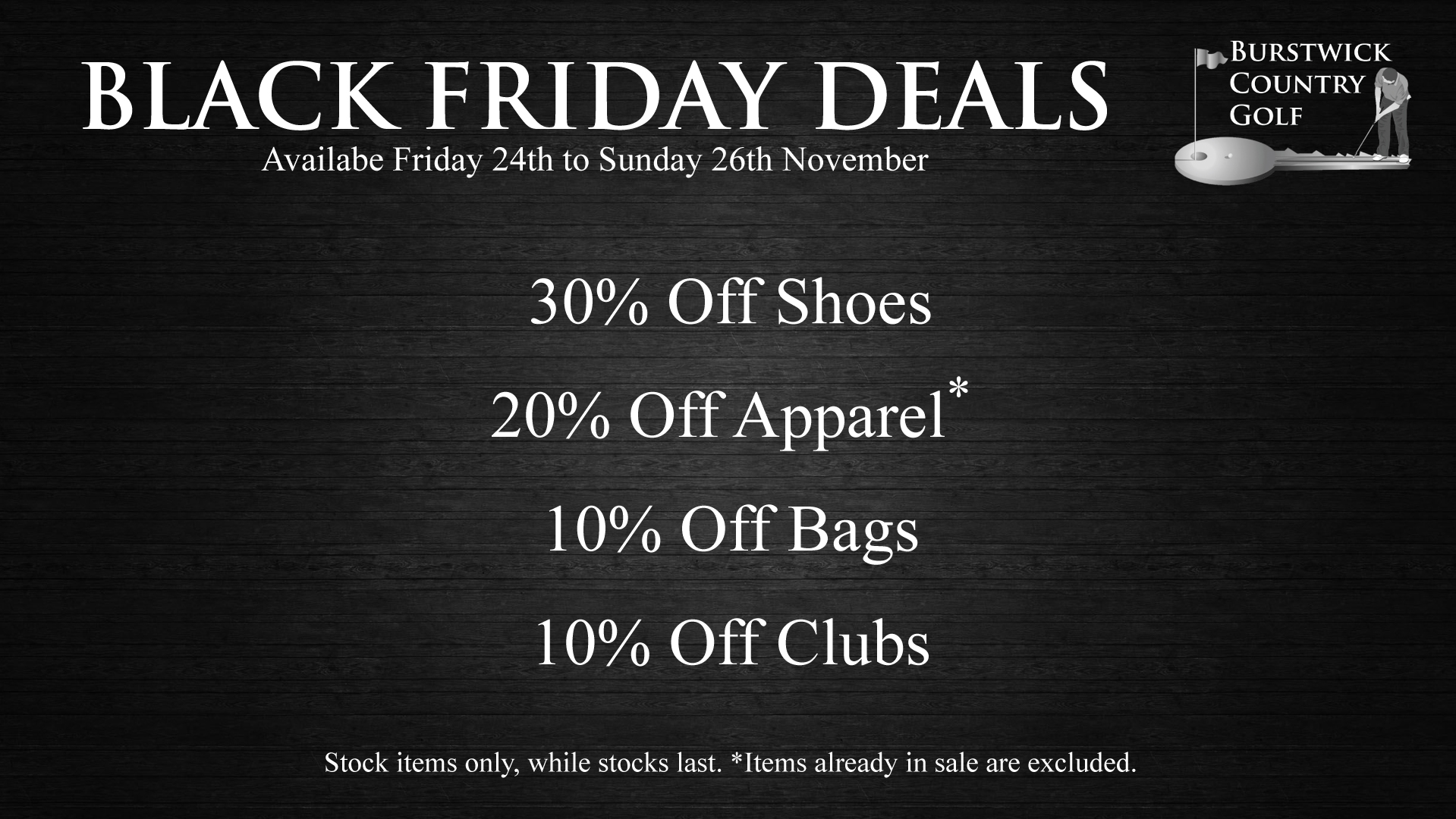Black Friday Golf Deals near Hull, East Yorkshire