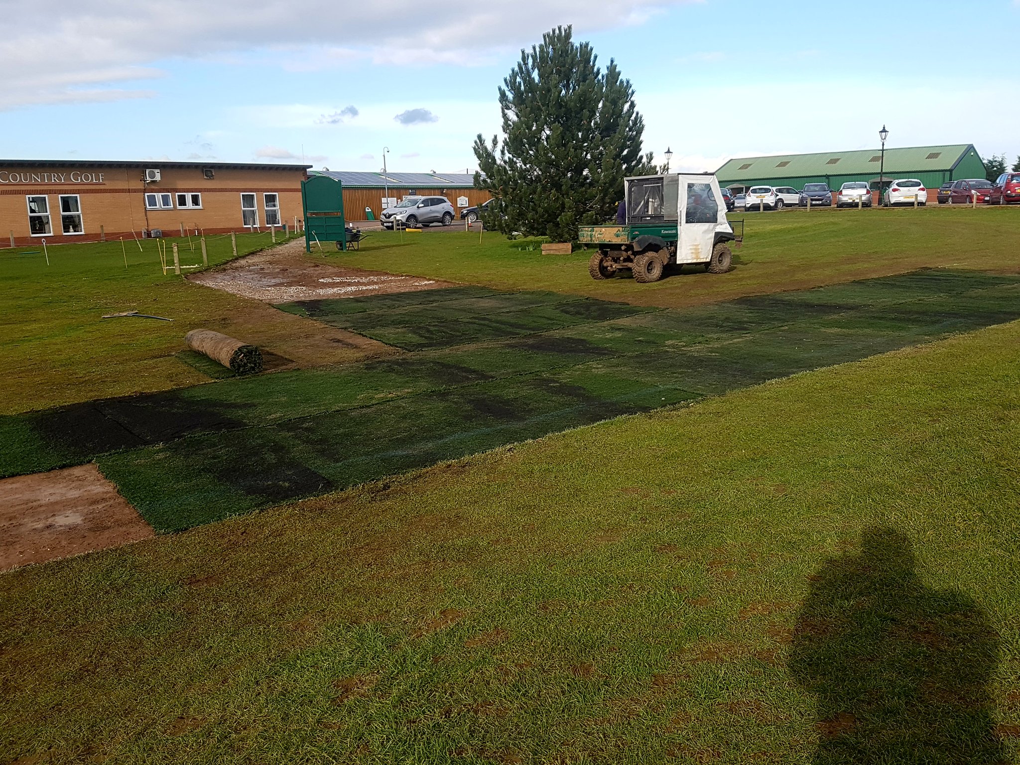Path at the 1st tee