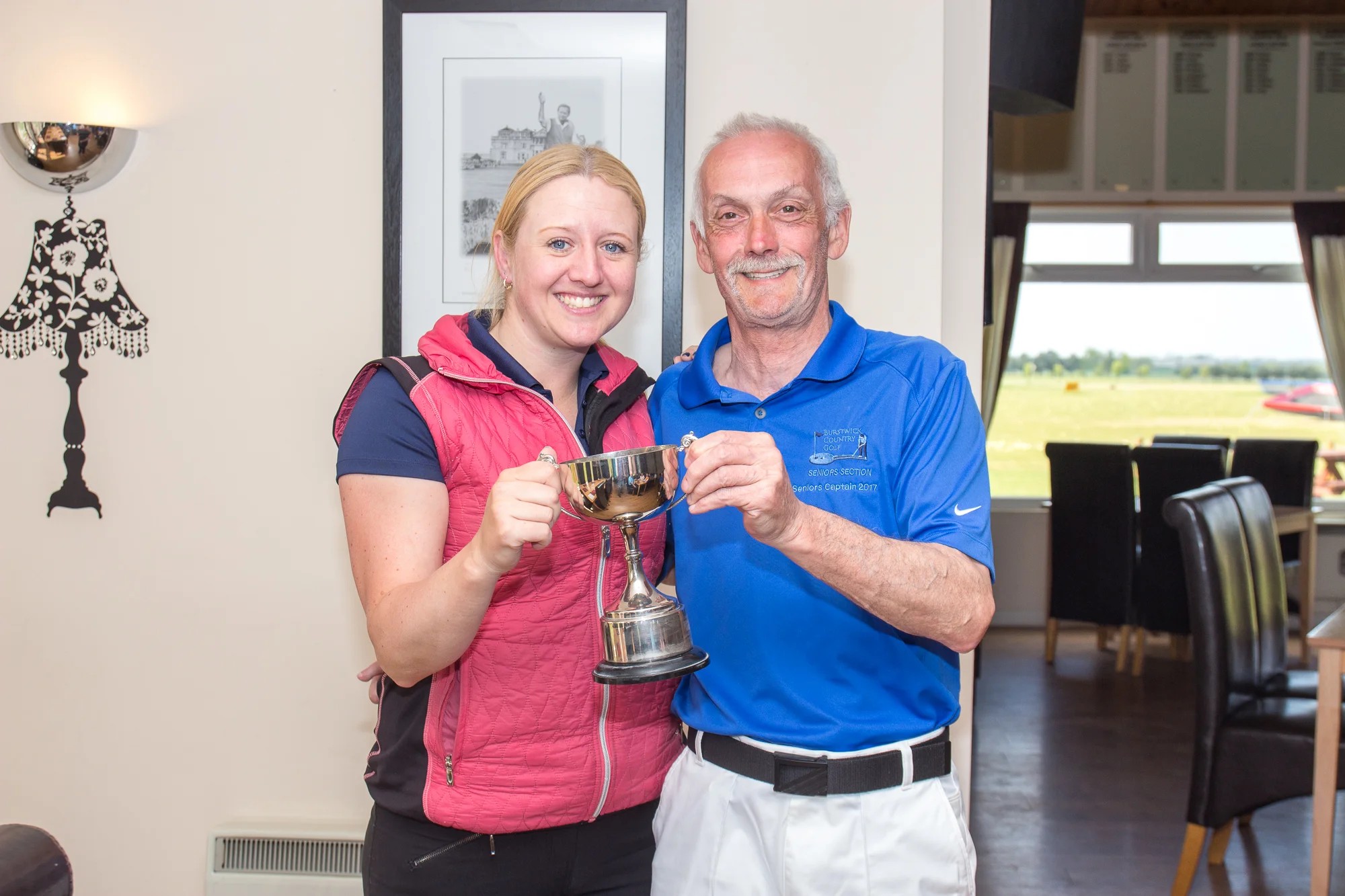 Winners Laura Key and Andy Steward