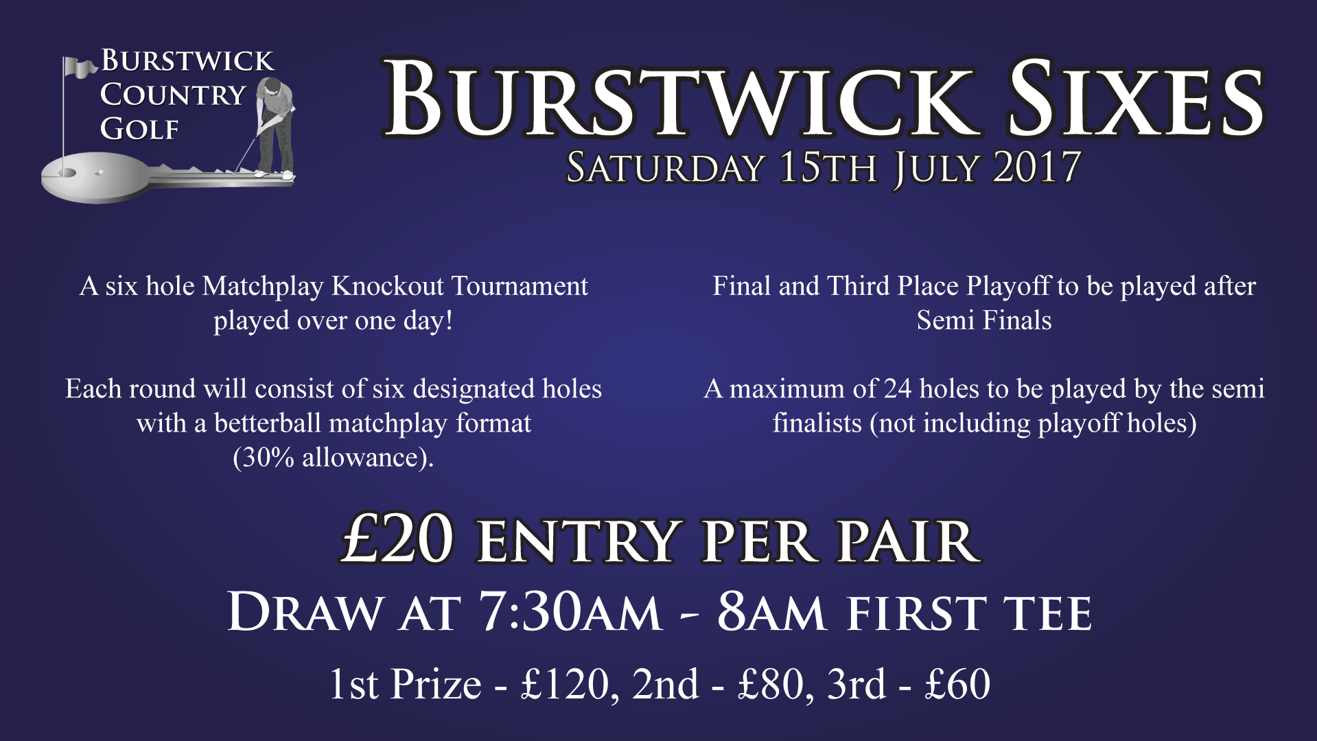 Burstwick Sixes - Six Hole Matchplay Knockout