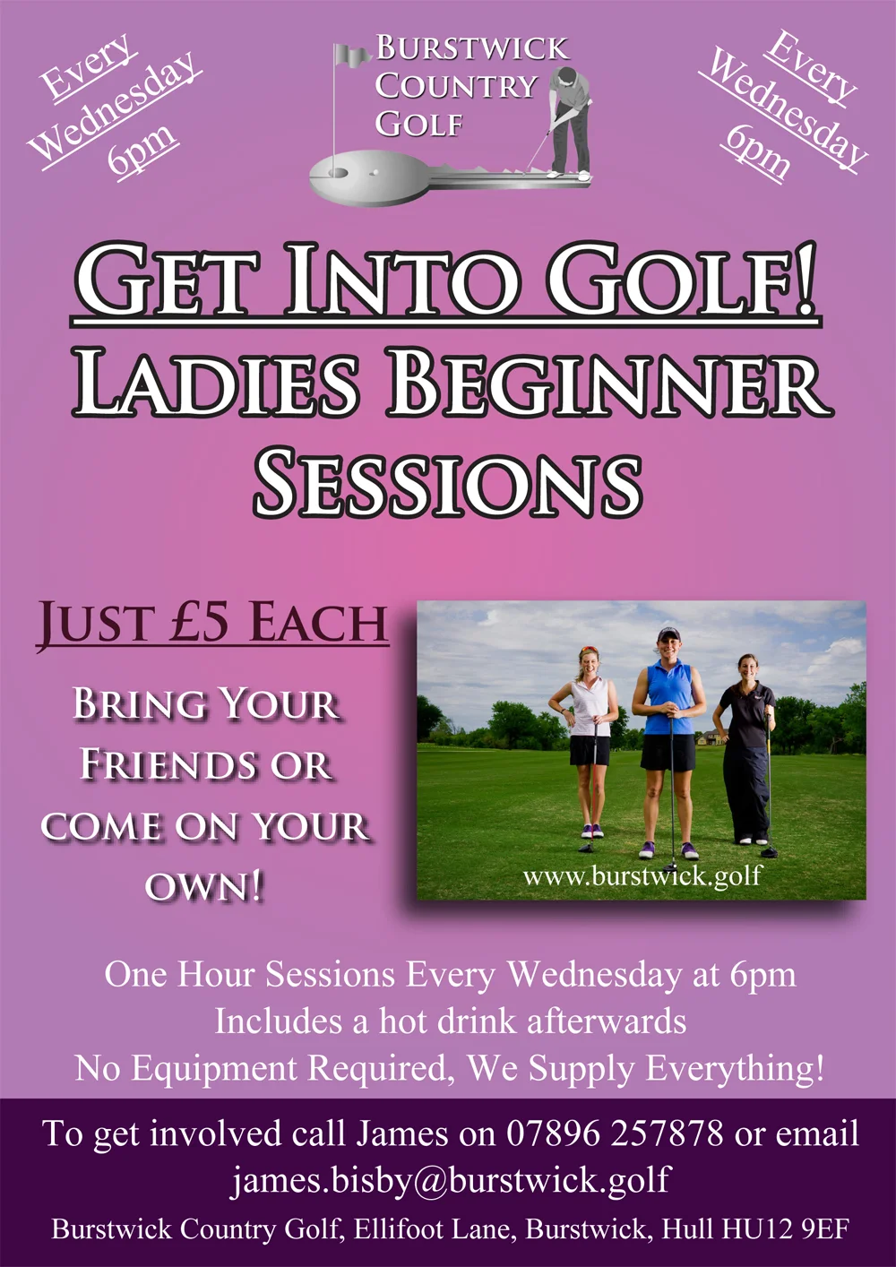 Ladies and Girls Beginner Coaching