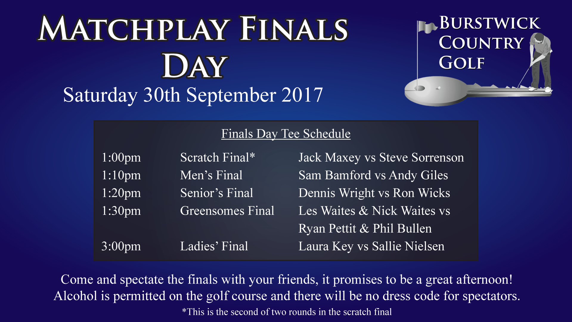 Matchplay Finals Day