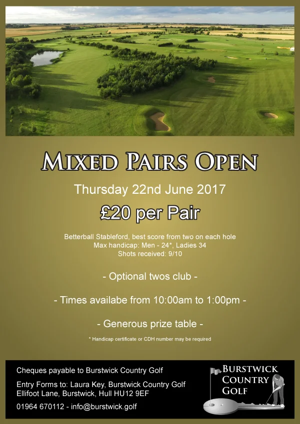 Mixed Pairs Open