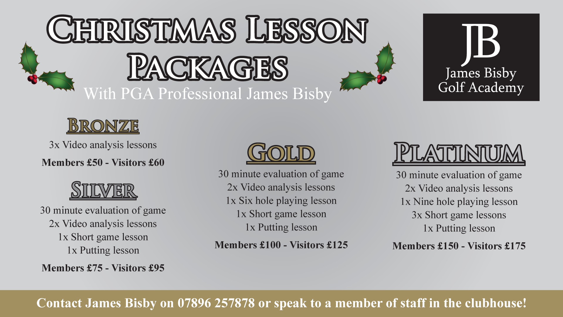Christmas Lesson Packages