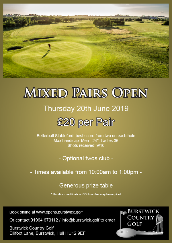 Mixed Pairs Open