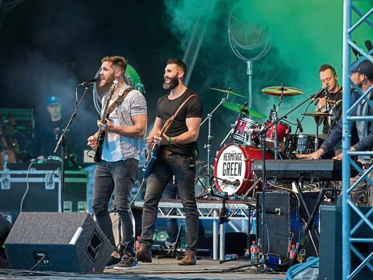 Speaking of their new EP, Dan Murphy of Hermitage Green says the title, ‘Gold & Rust’ , was inspired by a lyric that Darragh Griffin wrote in the song 'Bring It On Down'. “ As an album title it represents the many contrasts of being in a band in 2017. The ups and downs, highs and lows, whatever you want to call it ”, Dan says. “ From playing the mainstage at Electric Picnic, to getting laughed out the door of a bank when looking for a mortgage; from walking out of a sold-out Olympia Theatre in Dublin to playing to 7 people in a town somewhere in the U.S; ‘ Gold & Rust' is the dichotomy between the struggle and the absolute privilege of doing what you love for a living ”.