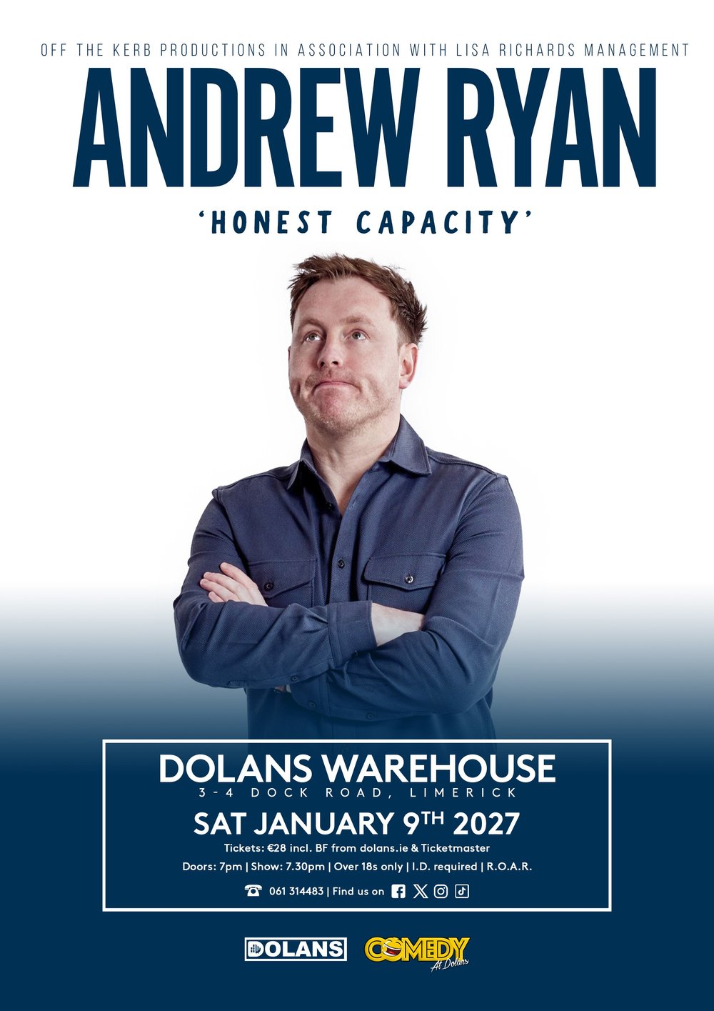 Andrew Ryan (Comedy) — Dolan's Live Music Venue & Food