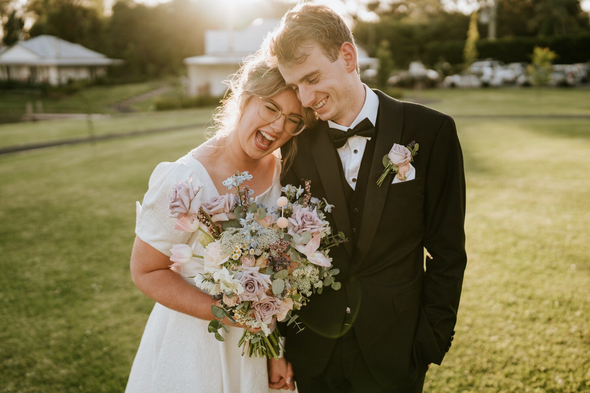Chelsea &amp; Jordan - Two relaxed and fun souls. They handed me the reigns and said you do you. One of my all time favourite things to hear! This frame is from our sneaky break from the reception when the sun was setting. Super golden light started 