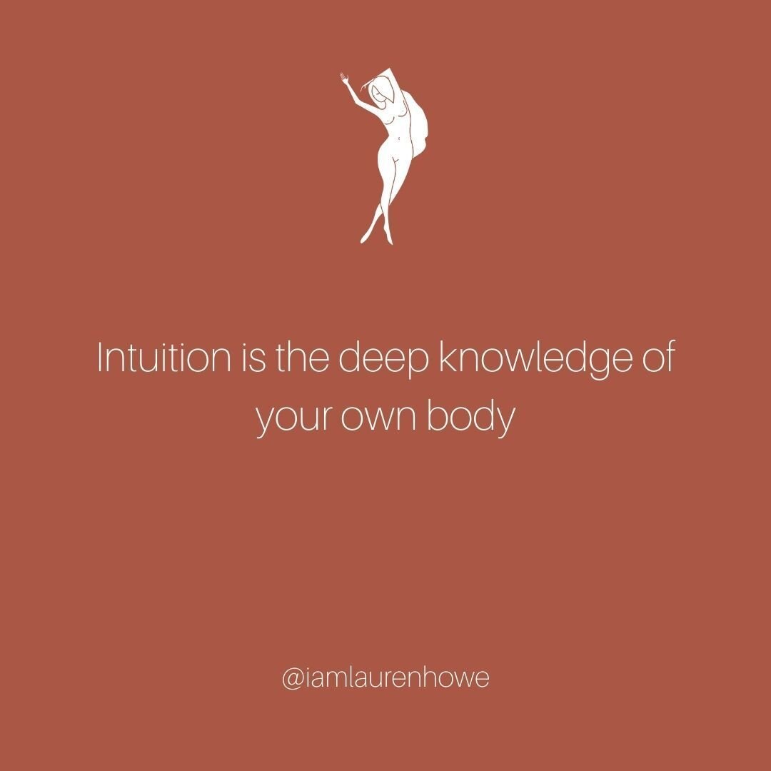 Intuition isn't magical, outside of you or for a select few.

It comes through the intimate relationship you develop to your own inner knowing by attuning to your body's signals. By peeling back the layers of role. By coming deeper within rather than