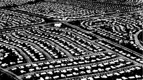 Little boxes, mostly made of ticky tacky.