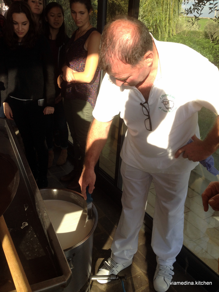 Cutting the cheese, literally