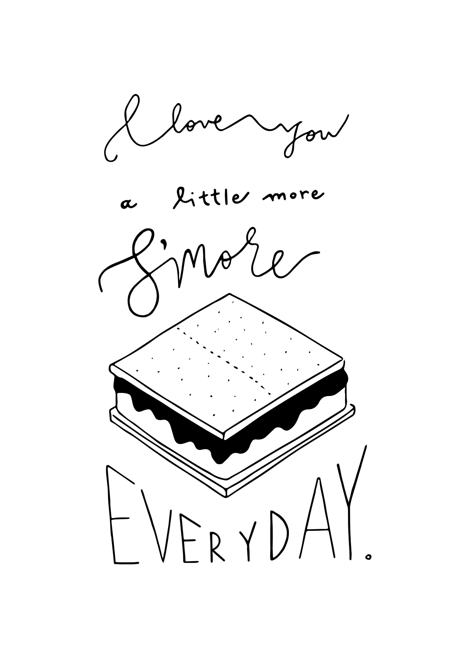 I Love You A Little Smore.jpg
