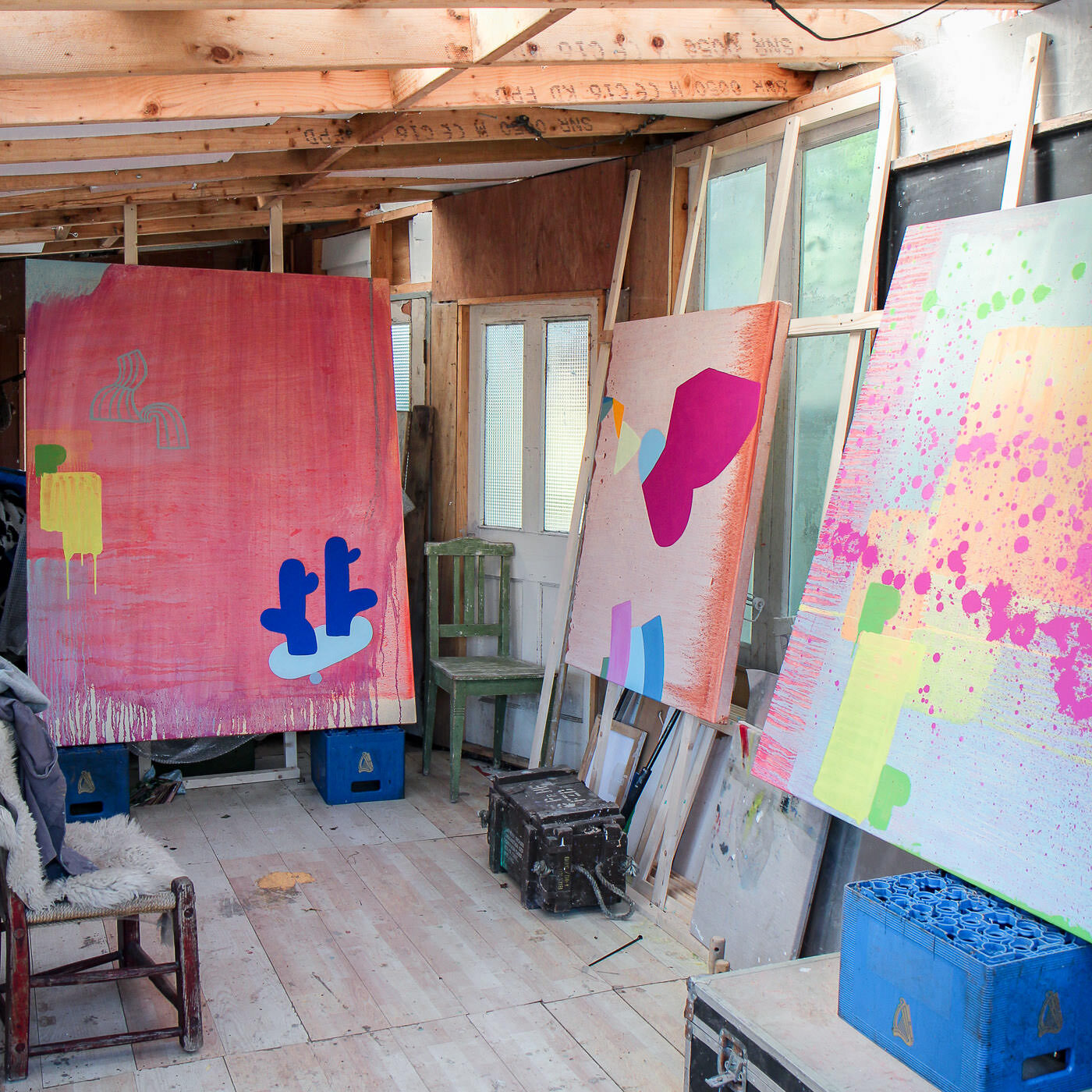 Artist Studio I Martin Finnin painting in garden shed_-2.jpg
