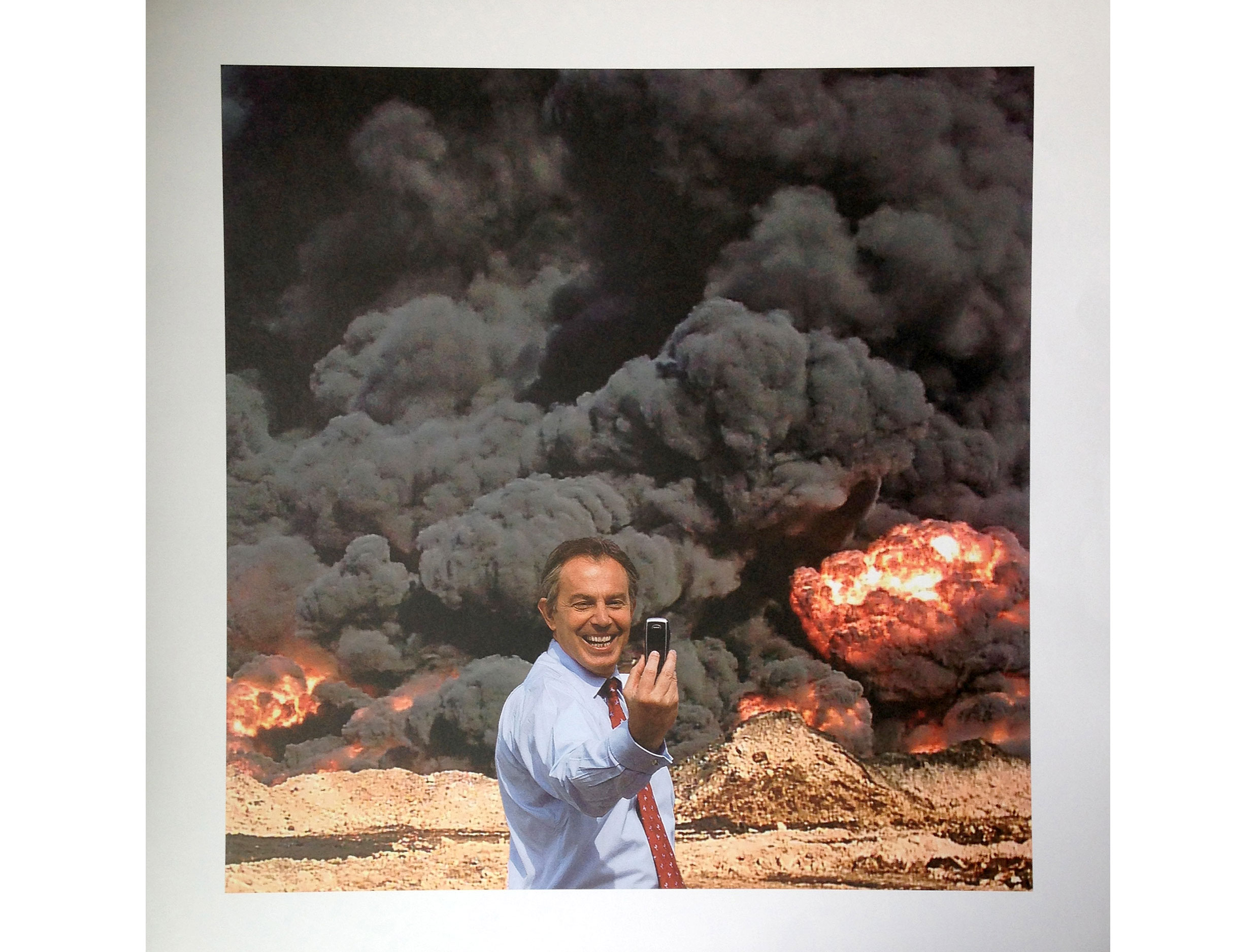 Peter Kennard - Blair Selfie