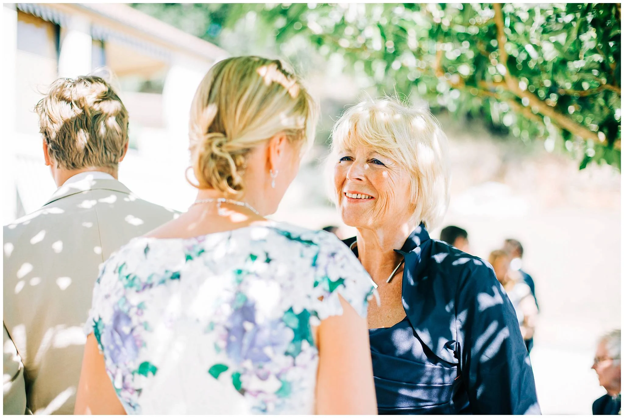 guests talking and laughing with each other