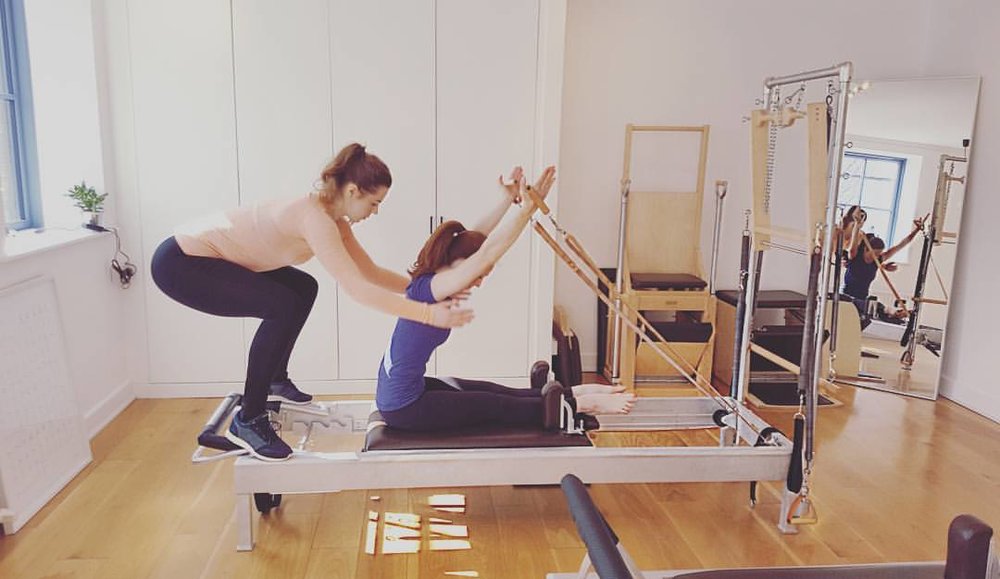 Private Session, Rowing exercise, The Pilates Studio Dublin